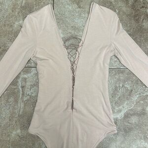 Alexander Wang pink bodysuit